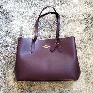 NEW Coach Large Leather Carry-all Tote